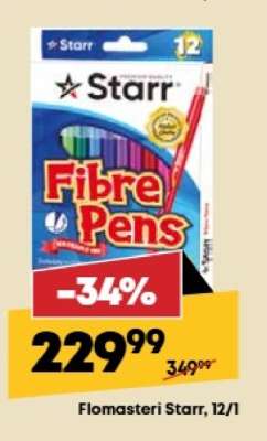 Flomasteri Starr, 12/1