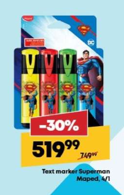 Text marker Superman Maped, 4/1