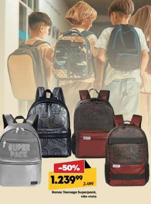 Ranac Teenage superpack