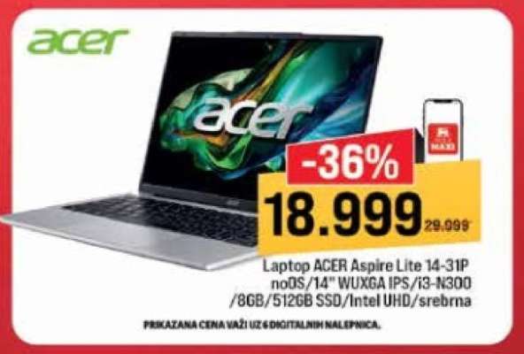 Laptop ACER Aspire Lite 14-31P