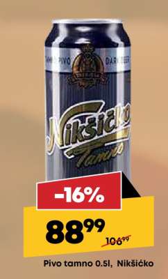 Pivo tamno 0,5l, Nikšićko