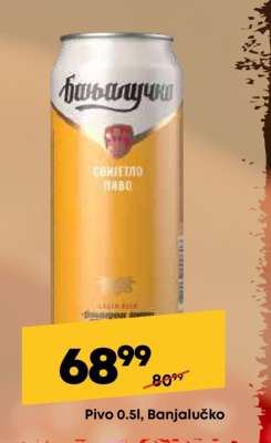 Pivo 0.5l, Banjalučko