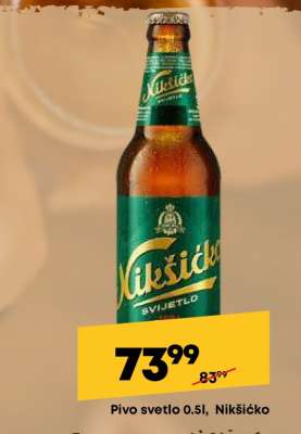 Pivo svetlo 0.5l, Nikšičko