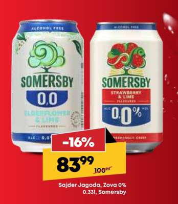 Sajder Jagoda, Zova 0%