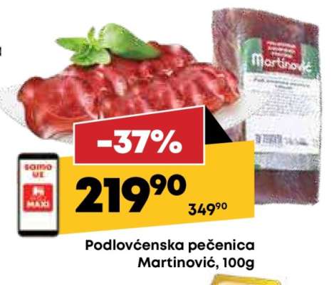 Podlovćenska pečenica Martinović 100g