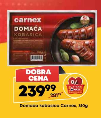 Domaća kobasica Carnex 310g