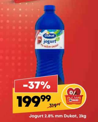 Jogurt 2,8% mm Dukat, 2kg