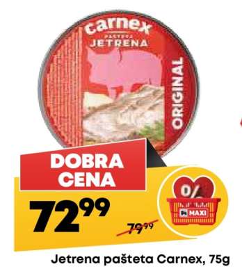 Jetrena pašteta Carnex 75g