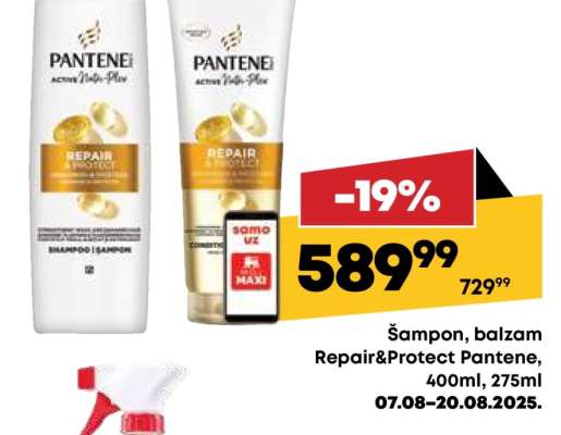 Šampon, balzam Repair&Protect Pantene