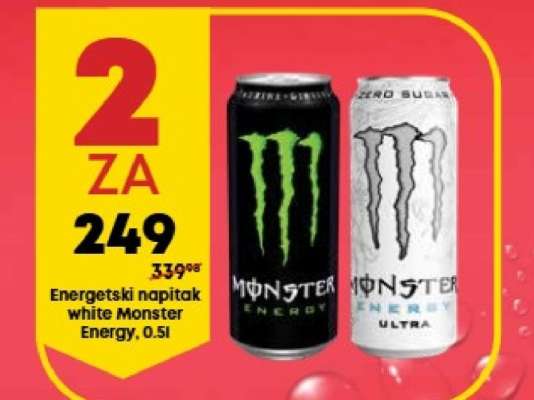 Energetski napitak white Monster Energy, 0.5l