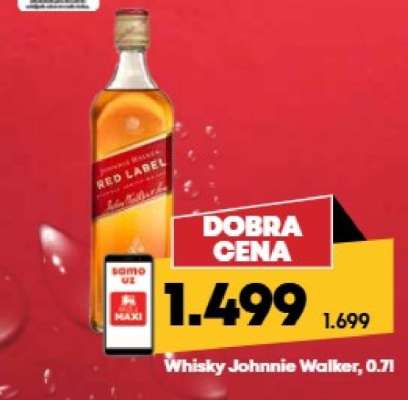 Whisky Johnnie Walker, 0,7l