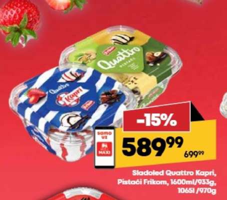 Sladoled Quattro Kapri, Pistaći Frikom