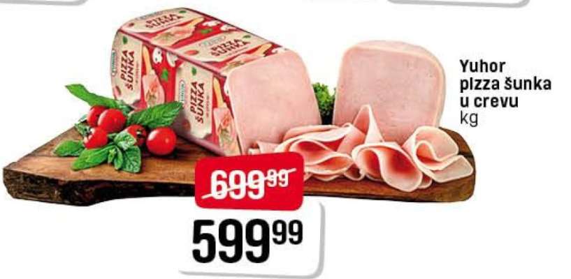 Yuhor pizza šunka u crevu
