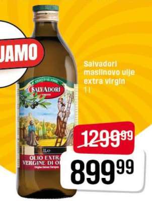 Salvadori maslinovo ulje extra virgin 1l