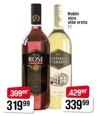 Rubin vino više vrsta 1l