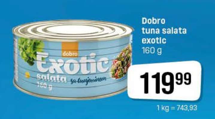 Dobro tuna salata exotic 160 g