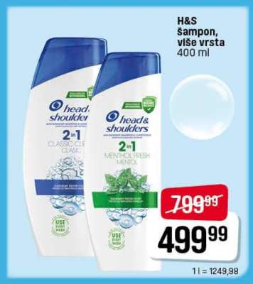 H&S šampon više vrsta