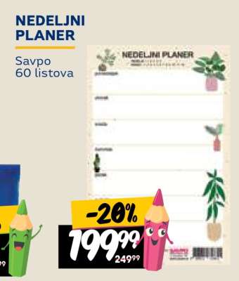NEDELJNI PLANER