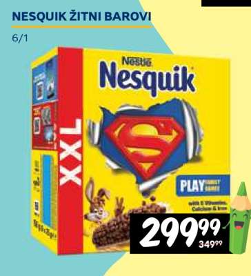 NESQUIK ŽITNI BAROVI