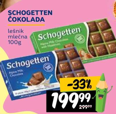 Schogetten čokolada