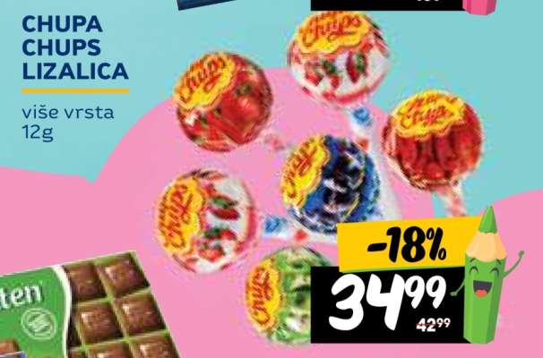 CHUPA CHUPS LIZALICA
