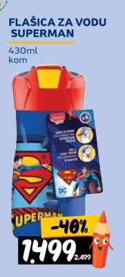 FLAŠICA ZA VODU SUPERMAN