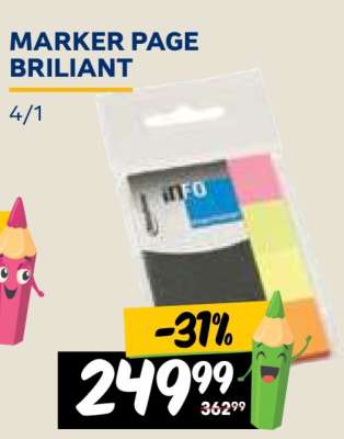 MARKER PAGE BRILIANT