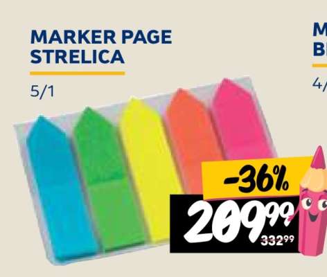 MARKER PAGE STRELICA