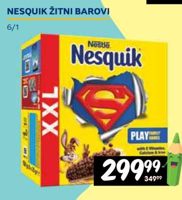 NESQUIK ŽITNI BAROVI