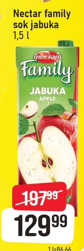 NECTAR FAMILY SOK jabuka