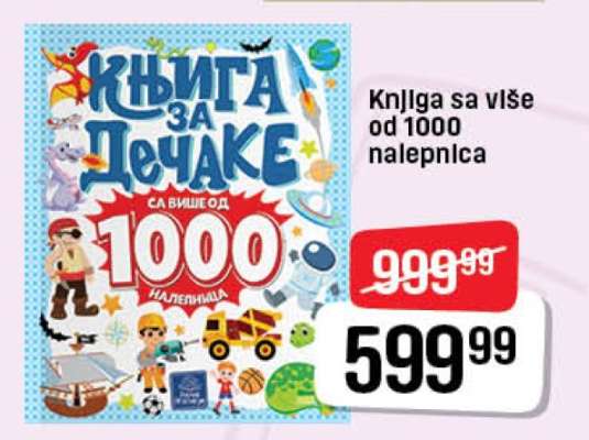 Knjiga sa više od 1000 nalepnica