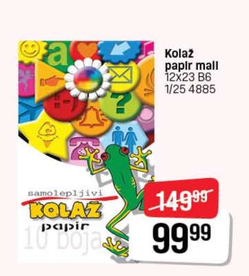 Kolaž papir mall