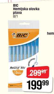 BIC Hemijska olovka plava 8/1