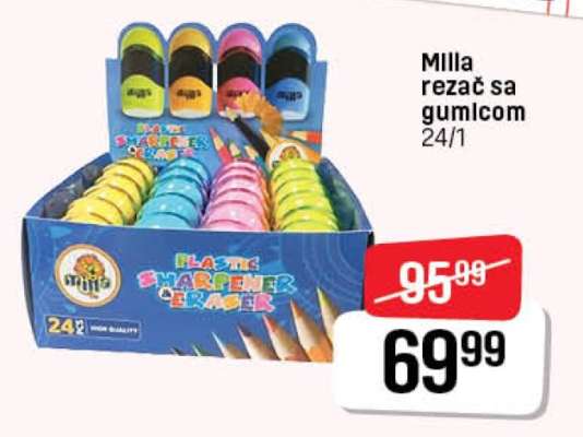 Milla rezač sa gumicom