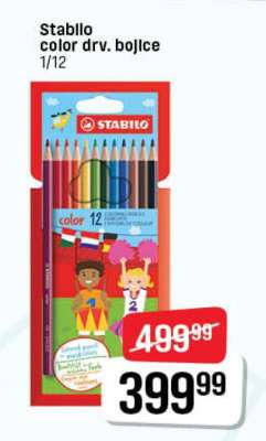 Stabilo color drv. bojice 1/12