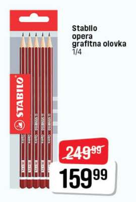 Stabilo opera grafitna olovka