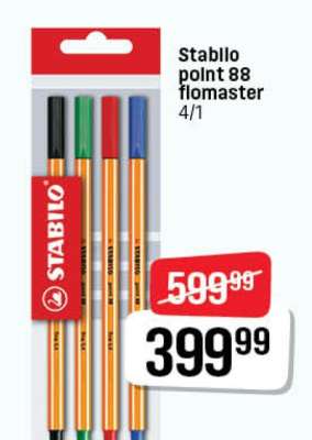 Stabilo point 88 flomaster 4/1