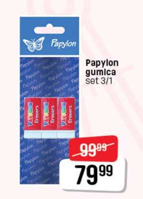 Papylon gumica set 3/1