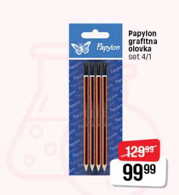 Papylon grafitna olovka set 4/1