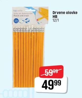 Drvene olovke HB 12/1