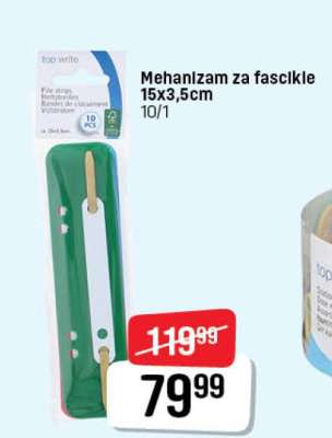 Mehanizam za fascikle 15x3,5cm