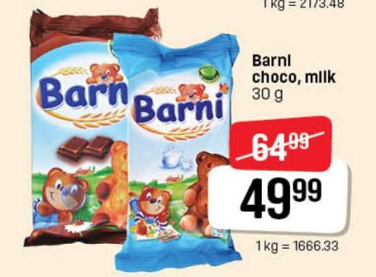 Barni choco, milk