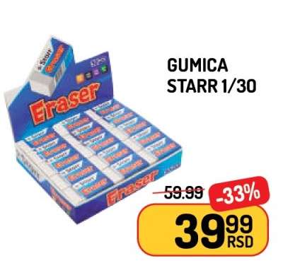 Gumica STARR 1/30