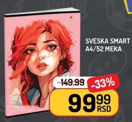 SVESKA SMART A4/52 MEKA