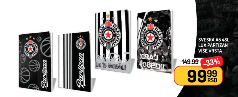 Sveska A5 48L Lux Partizan
