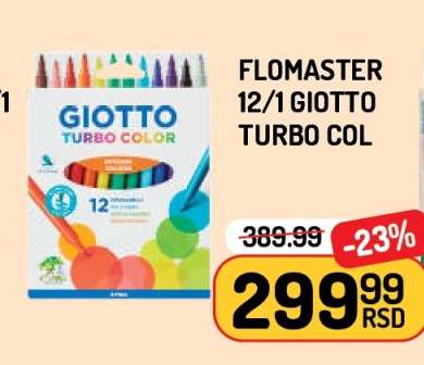 Flomaster 12/1 Giotto Turbo Color