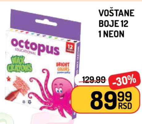 Voštane boje 12 + 1 neon