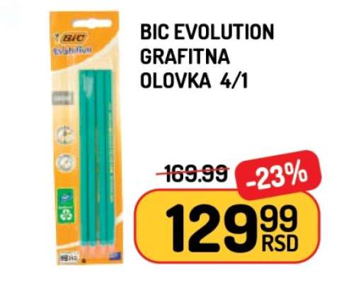 BIC Evolution Grafitna Olovka 4/1