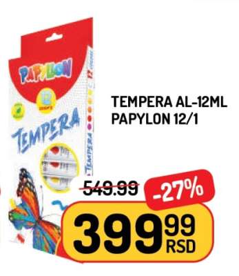TEMPERA AL-12ML PAPYLON 12/1