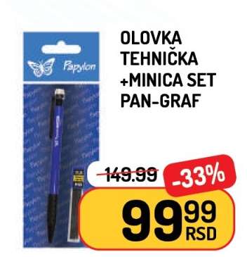 Olovka Tehnička + Minica Set Pan-Graf